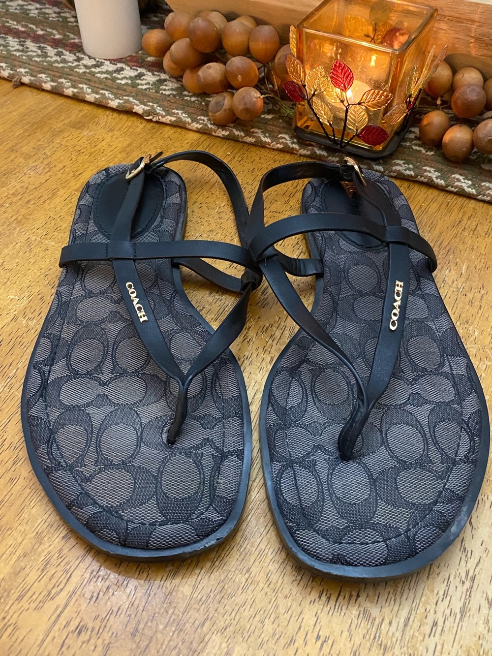 Coach Josie Strappy Flat Sandals…size 10